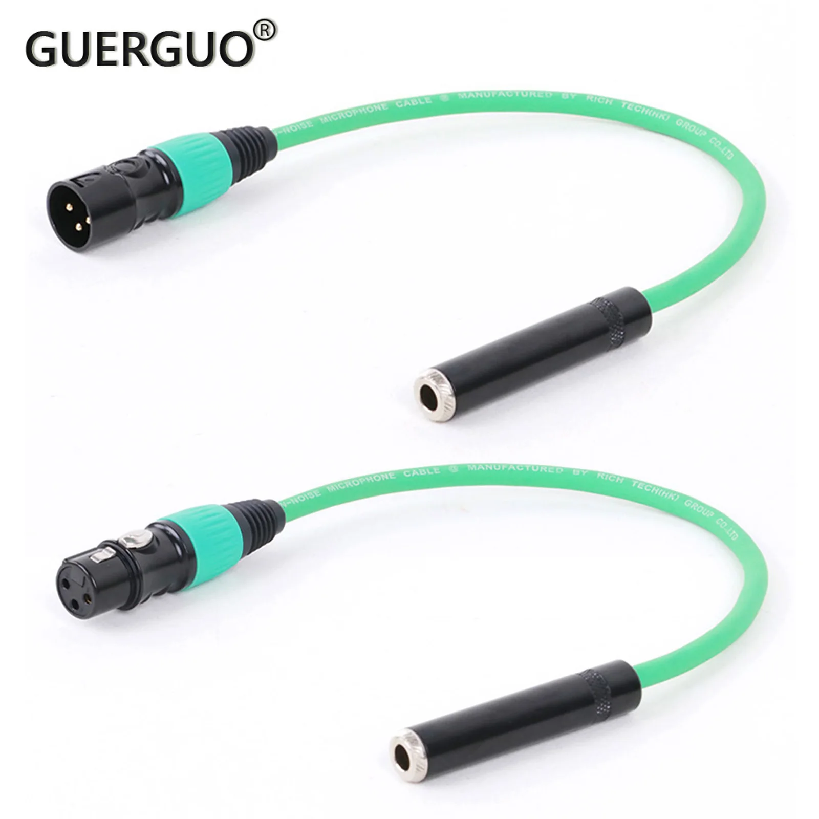 

Colorful 6.35mm 1/4 Inch Stereo TRS Female Jack to 3Pin XLR Female/Male Audio Cable For Guitar Microphones PA systems 0.3M-15M