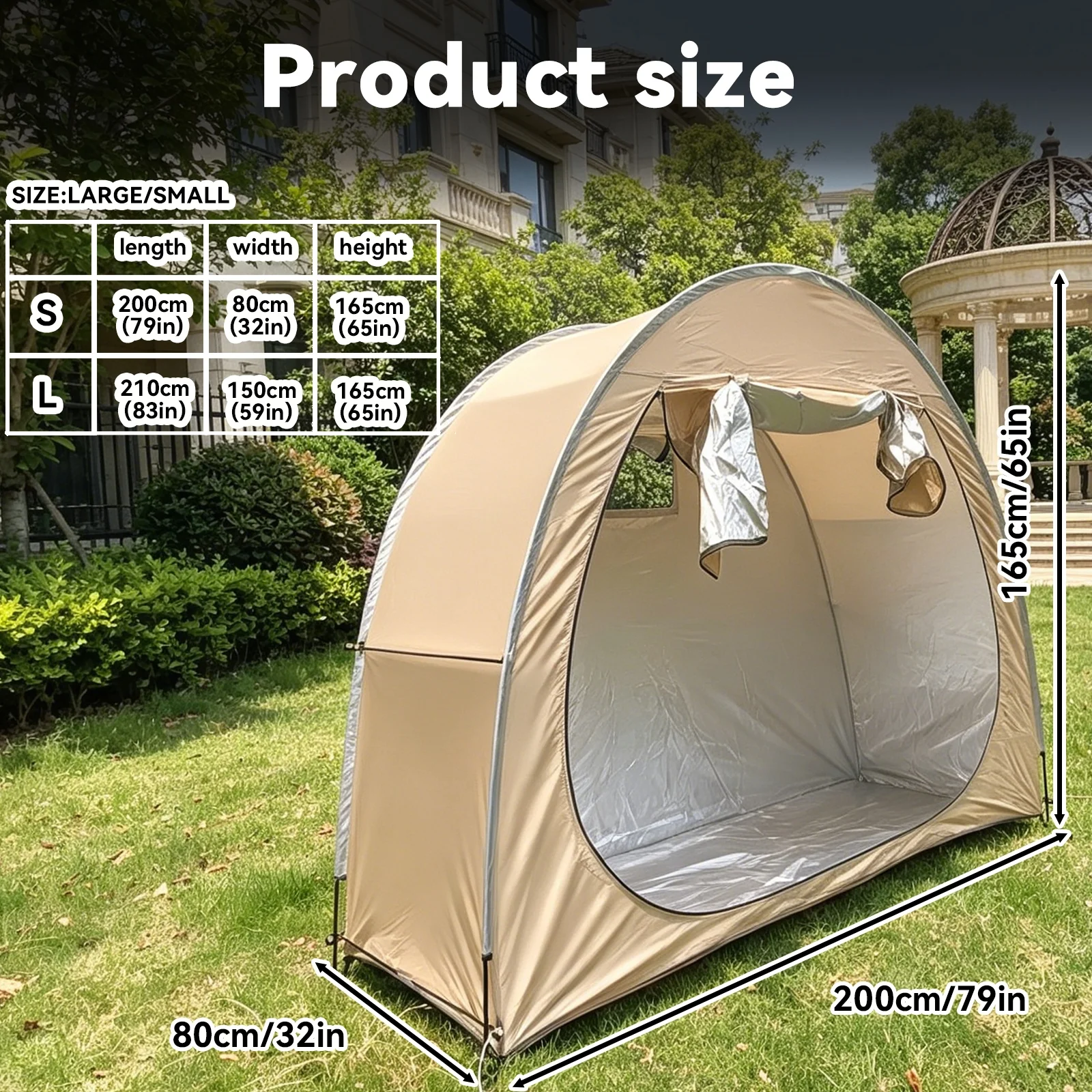 2‑3 Bikes Portable Bicycle Shed for Outdoor Events, Pop‑Up Bike Storage Tent, Foldable Shelter for Bike Parking