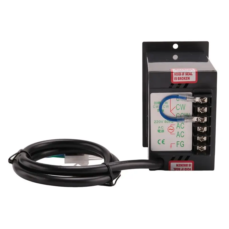 ABRW-AC 220V 50Hz 15-400W Motor Speed Controller Digital Adjustable Stepless Motor Speed Controller 0-1450Rpm