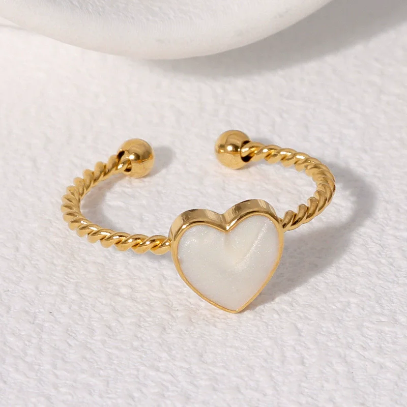 Adjustable Heart Ring