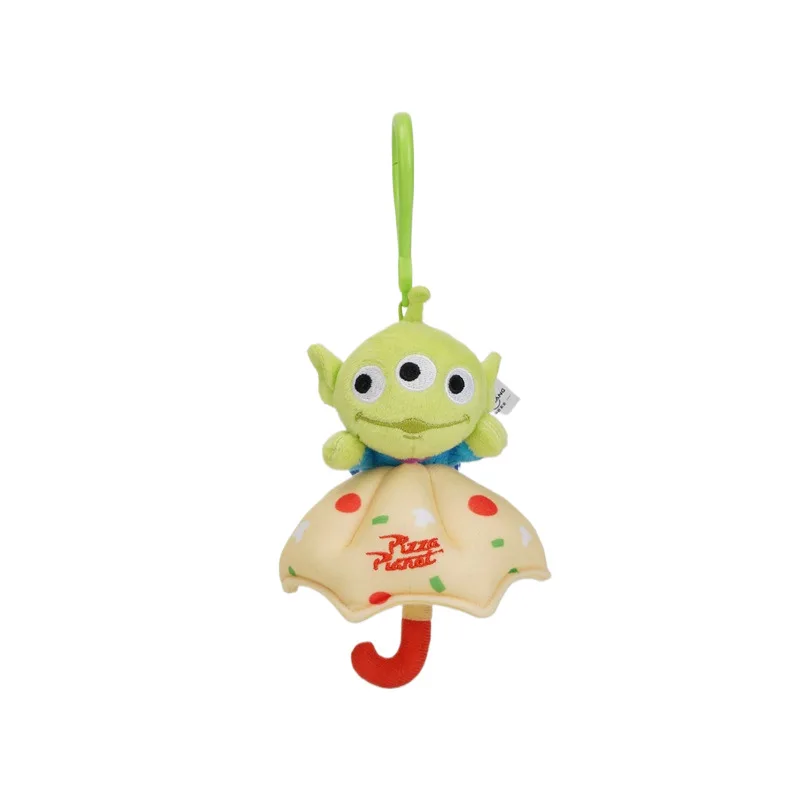 Disney Stitch Lotso Sullivan Woody Plush Dolls Keychain Angel Stitch Mr.Q Alien Stuffed Toy Pendant Kids Birthday Gift