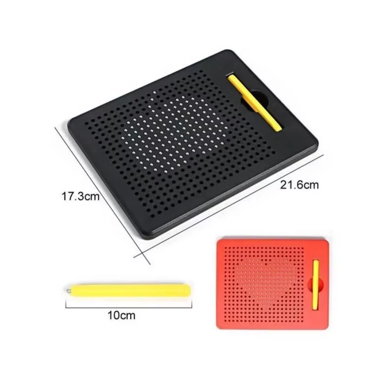 Kids Magnetic Drawing Board Ball Sketch Pad Tablet With Pen Montessori Educational Toys For Children Trip Activities Magnet Toy