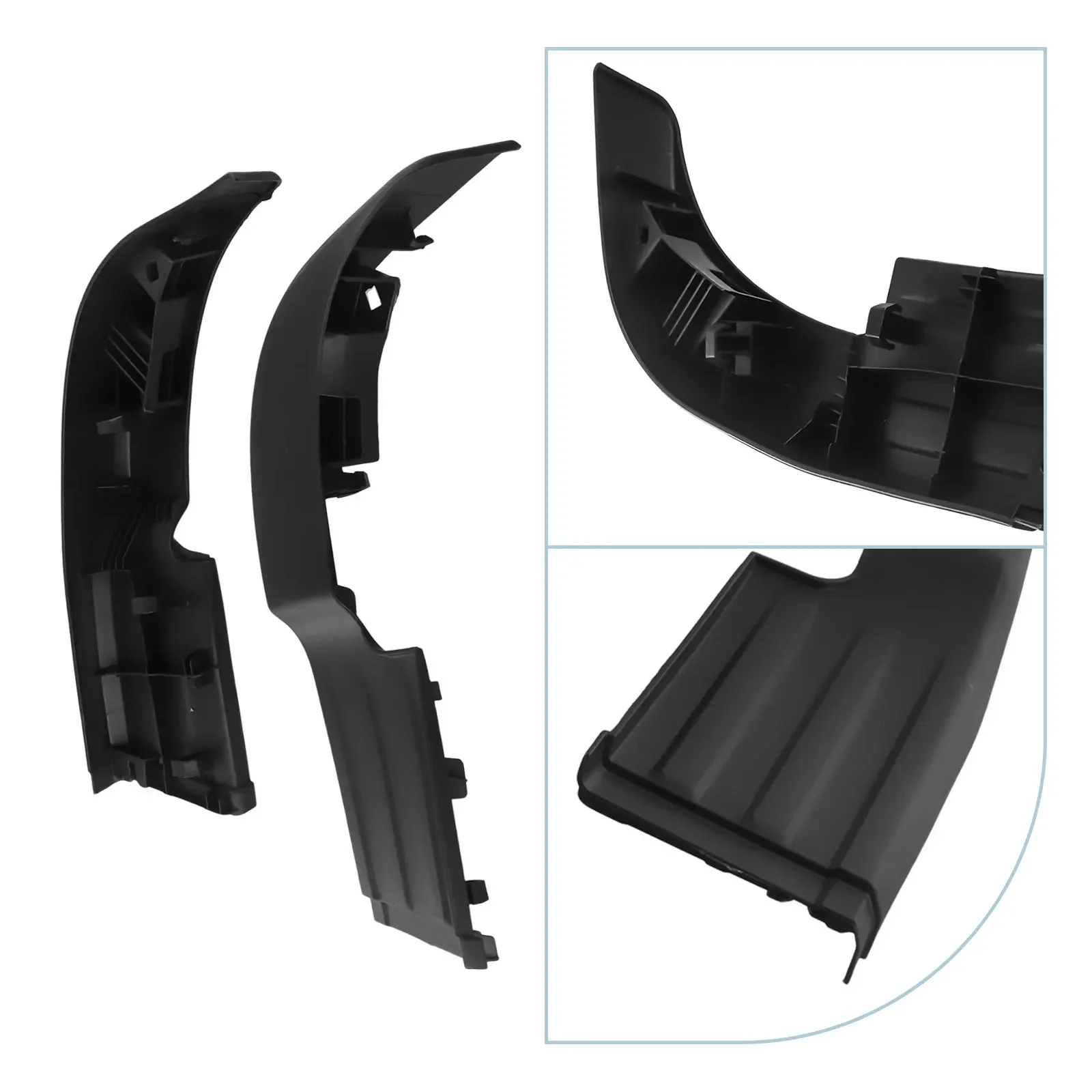 2pcs Rear Bumper Trim Step Plate For Toyota For Hilux For Revo 2015-2019 52164-0K030 52163-0K030 Replacement Automobiles Parts