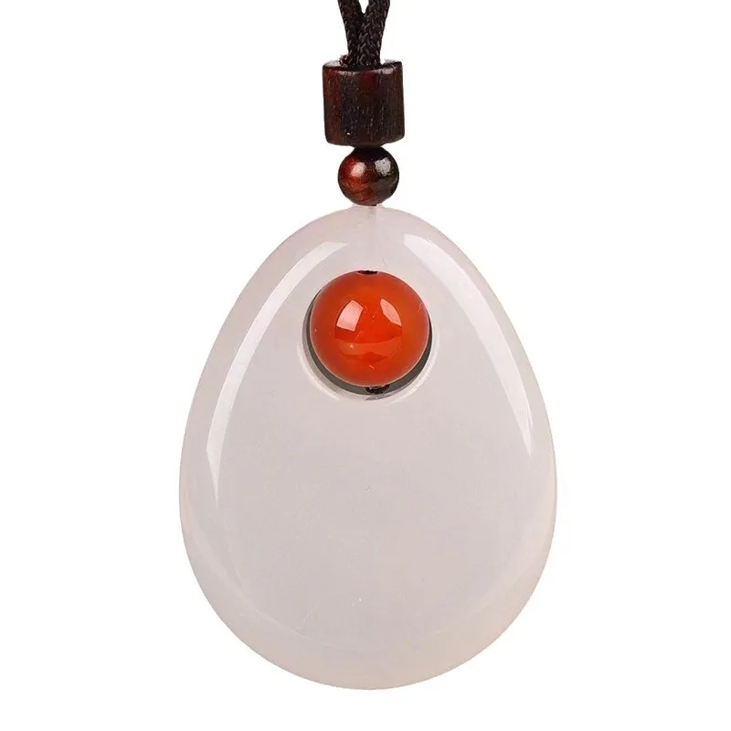 A Goods Gold Silk Jade Cicada White Jade Pendant Versatile Fashion Pendant for Men and Women