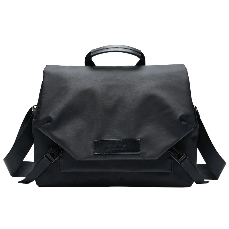 Casual Men's Crossbody Bag Large Capacity Motorcycle Crossbody Shoulder Bag Men Oxford Waterproof Laptop Handbags Male Satchels