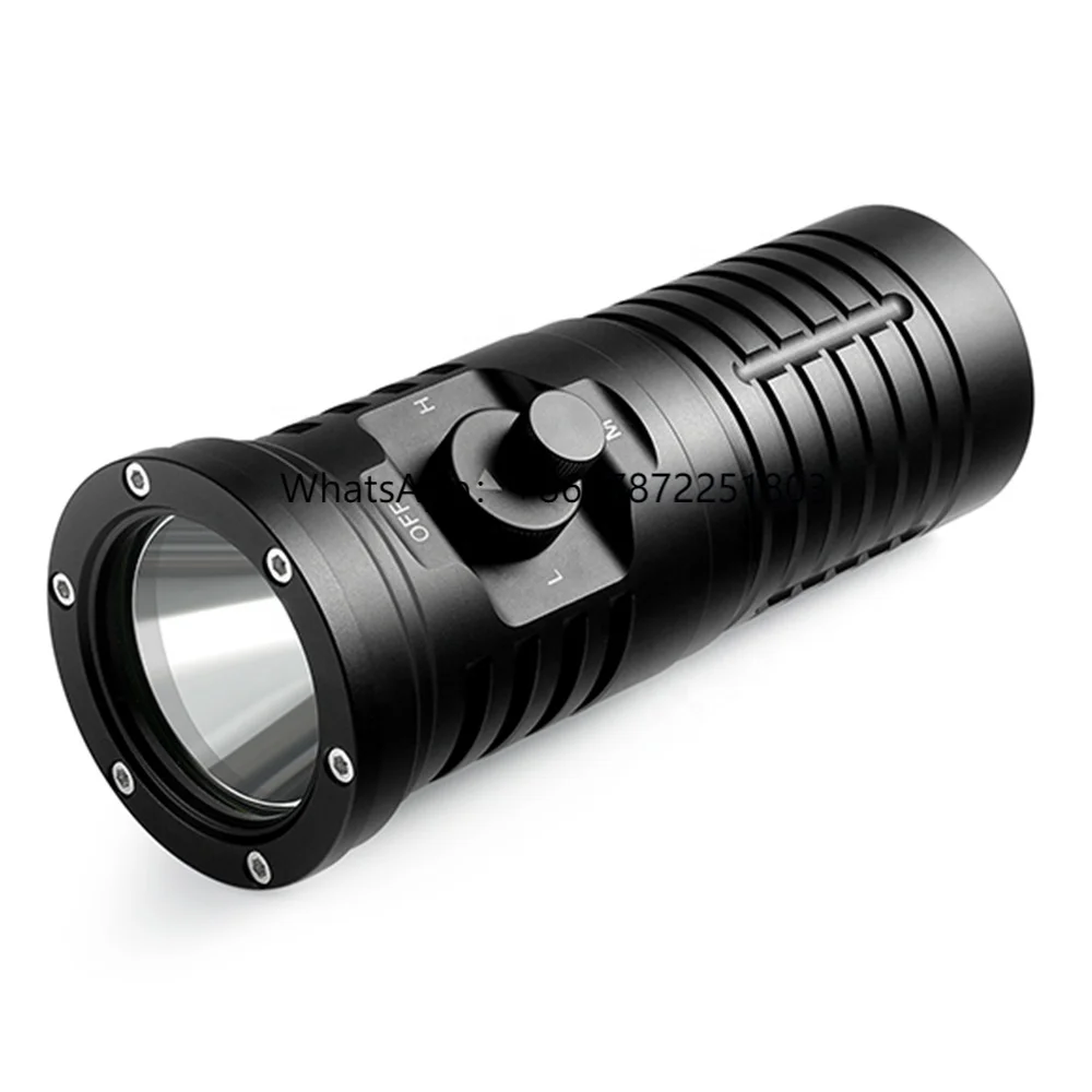 

DT08 SBT90 LED Powerful Diving Flashlight 21700 Battery Diving scuba Light Underwater 150mdiver Torch Light 5000lm Diving Lamp