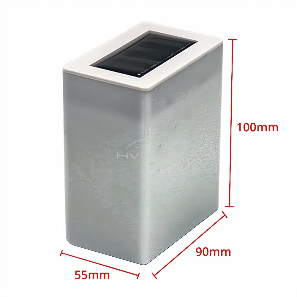 Lampada da parete per corridoio quadrato a luce notturna solare a LED Cortile esterno Parco Giardino Villa Prato Recinzione Grondaia Decorazione impermeabile per la casa