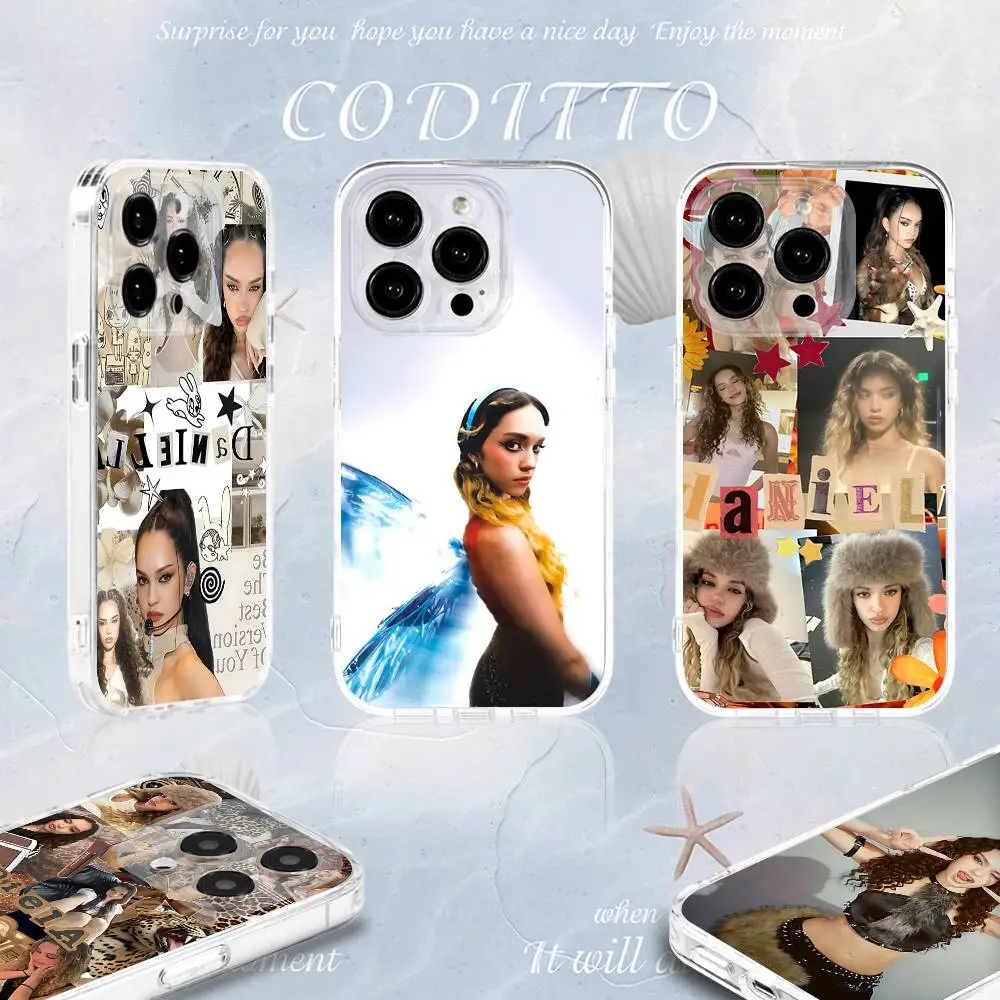 

D-Daniela A-Avanzini Phone Case For iPhone 16,15,14,13,12,11 Pro,Max,Plus,X,XS,XR,SE4,E Mini Transparent Soft Cover