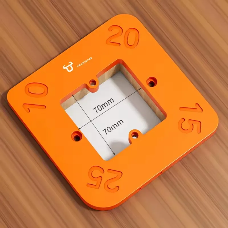 Modelli di raggio angolare per router per la lavorazione del legno Jig da R10 a R50 Routing angoli curvi Fresatura circolare Durezza radiante Strumento ABS