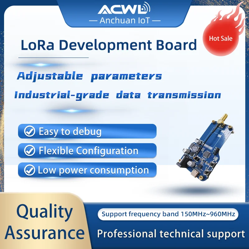 LoRa Development Board GD32F310 SX1262 Chip Ondersteuning 100 mW 2 W RF Module Selectie CAD Detectie Functie voor IoT Prototyping