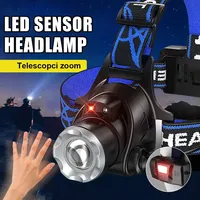 High Power T6 LED Headlamp Portable USB Rechargeable Head Flashlight With 18650 Built-in Battery Outdoor Camping Fishing Lantern