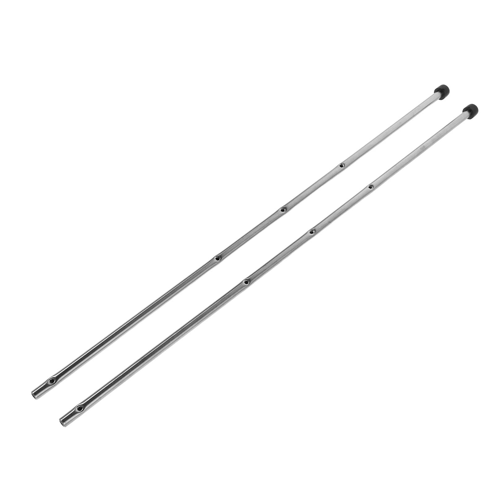 

2Pcs Table Soccer Machine Rods Replacement - 6Mm Diameter Desktop Foosball Handles with End Caps for Safe Family Game Play -