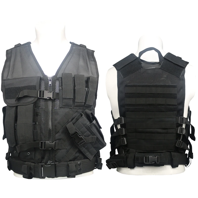 Military Tactical Vest Quick Removal Army Vests Airsoft Paintball Outdoor CS Hunting Body Armor Plate Carrier Protective Coat