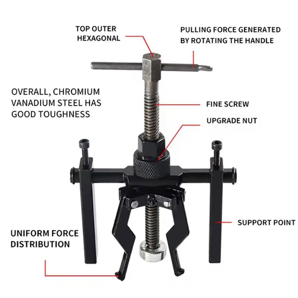 جديد سيارة تحمل مجتذب التفكيك ثلاثة مخلب مجتذب سيارة أيضا أداة التفكيك توفير العمالة التفكيك فصل إصلاح يكون S7Y2 #6