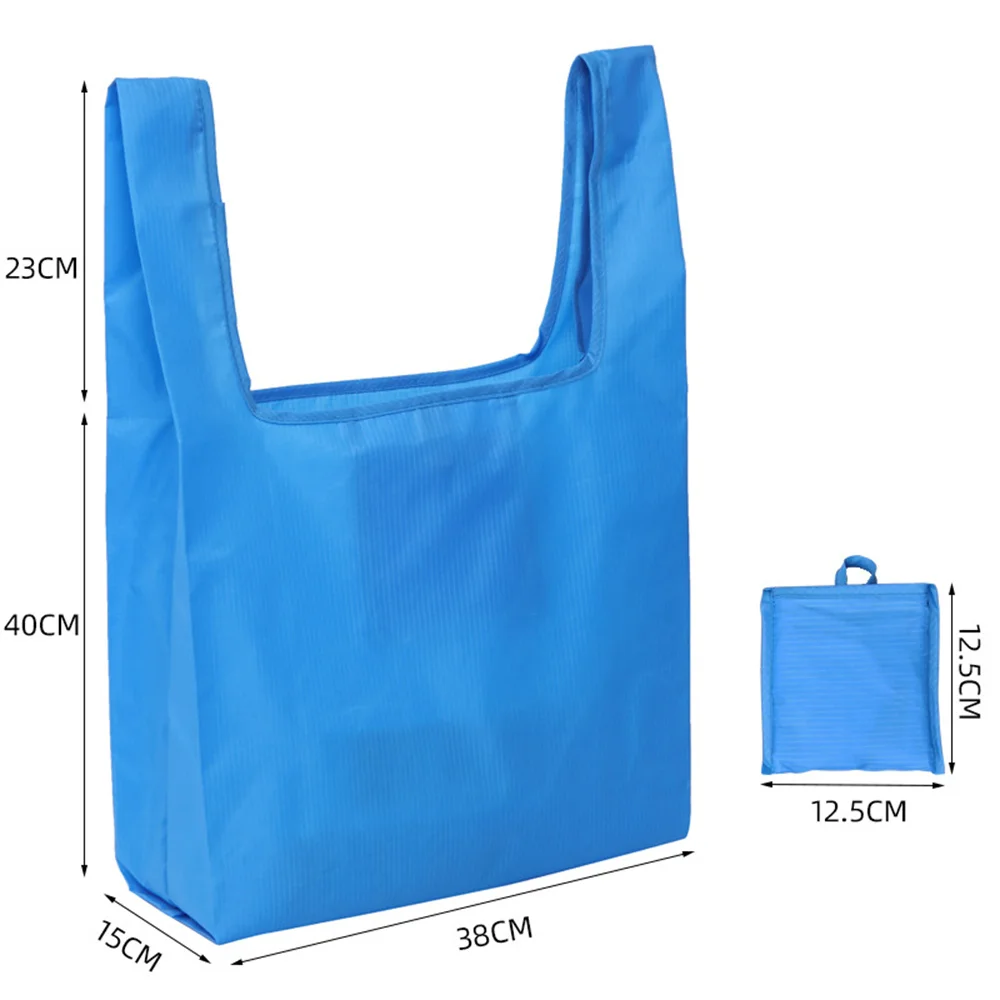 Foldable Shopping Bag Reusable Eco Bags For Vegetables Grocery Package Women\'s Shopper Bag Large Handbags Tote Bags Pocket Pouch