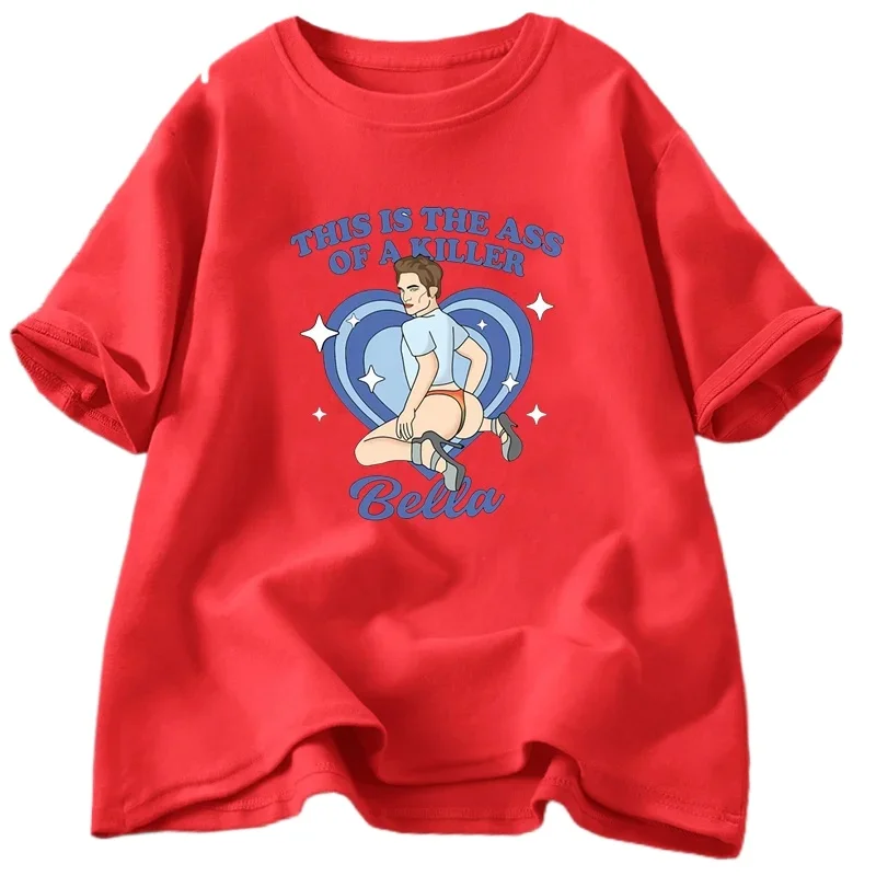 هذا هو الحمار من القاتل بيلا تي شيرت الرجال الشفق ميمي روبرت باتينسون ساغا تي شيرت فريق إدوارد التي شيرت ملابس للرجال