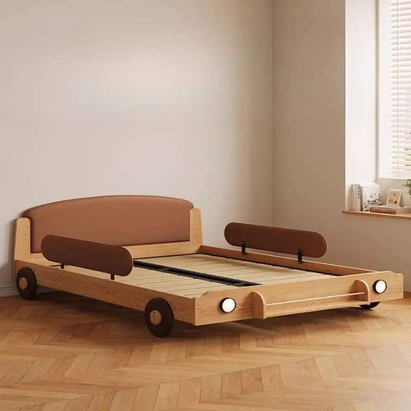 أوروبا الديكور الاطفال سرير الدرابزين الفاخرة مخصص سرير أطفال واحد تصميم خشبي الحديثة Lettino لكل أثاث بامبيني المنزل #4