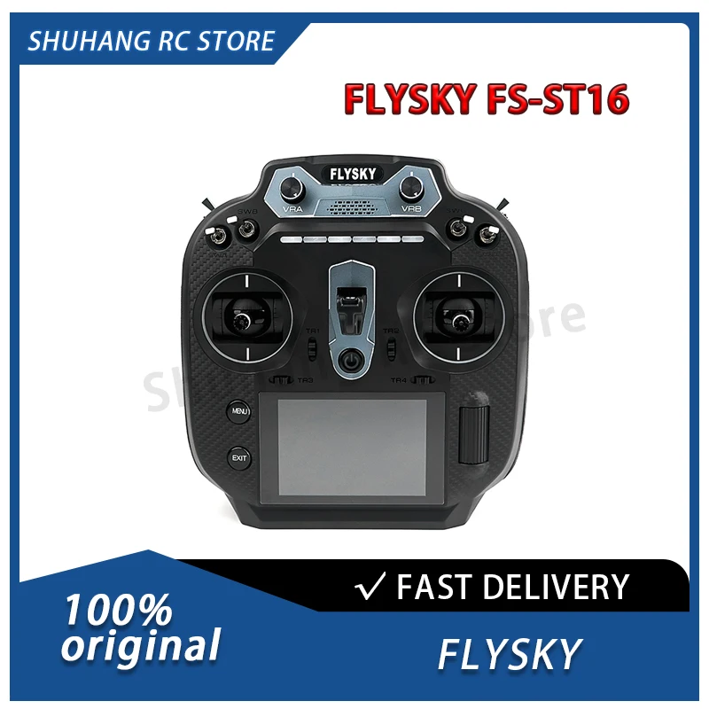 

FLYSKY Fusi FS-ST16 2.4GHz ANT 16CH SR8 Dual-antenna Design Remote Control for RC Plane Car Boat Car Model Parts