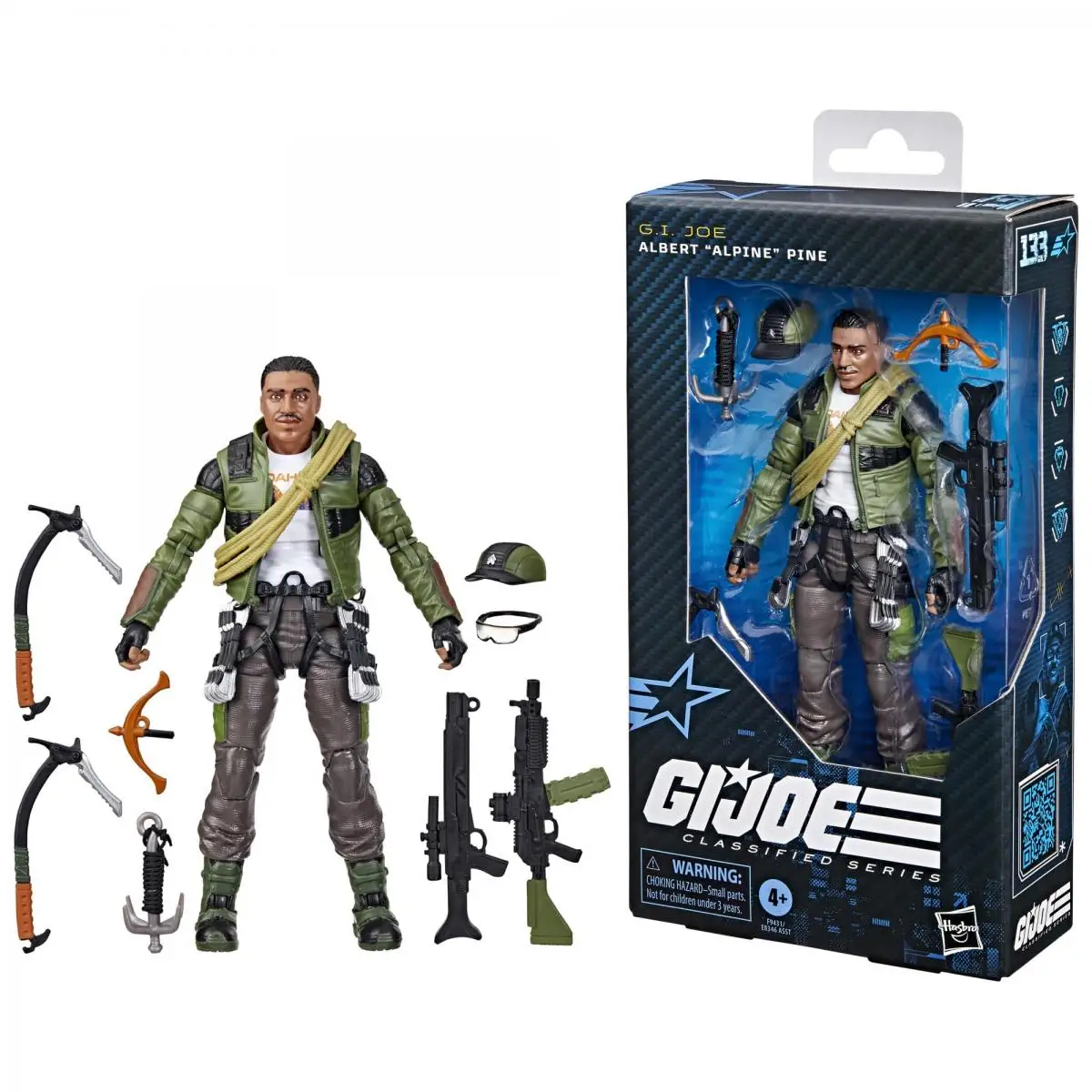 G.i. Joe Classified Series #133, Albert Alpine Pine, Collectible 6 Inch Action Figure with 9 Accessories