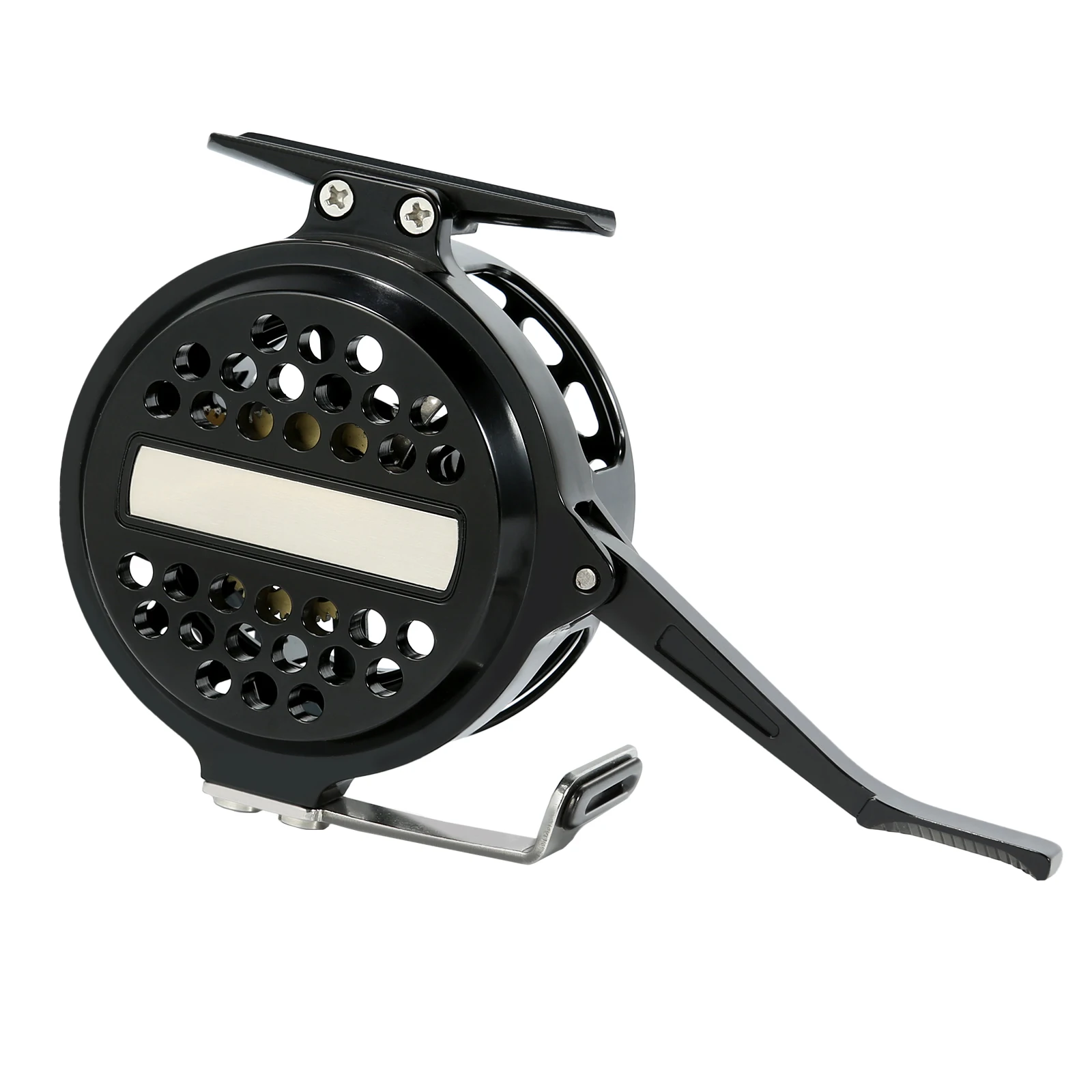 Automatic Fly Fishing Reel Spool Removeable CNC Machined Aluminum 75mm Out Diameter Large-Arbour for Freshwater Nymph Fishing