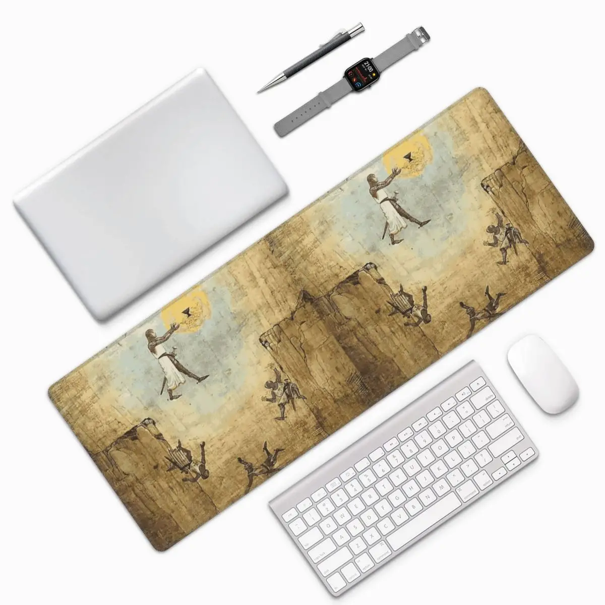 Jump Of Faith Large Mouse Pad Computer Keyboard Mouse Mat Gaming PC Laptop Desk Mat Office Accessories Table Mats