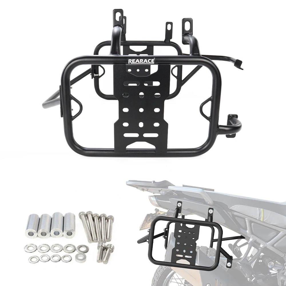 

Fit For CFMOTO 450MT CFMOTO IBEX 450 2024-2025 Motorcycle Side Luggage Rack Bracket Pannier Saddlebag Support Racks Saddle bags