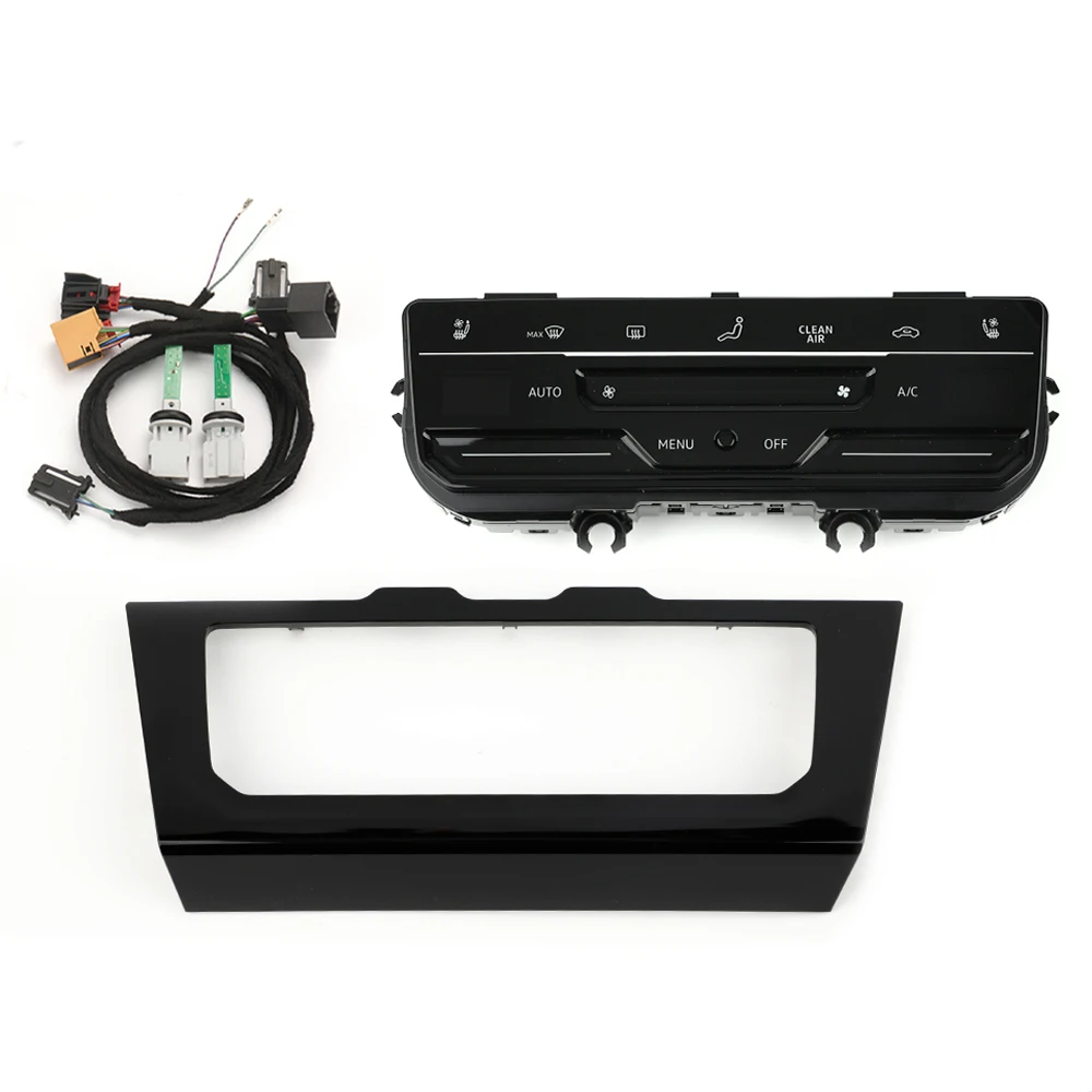 

Автоматическая панель управления кондиционером с ЖК-сенсорным экраном, подогревом сидений и вентиляцией для VW Golf MK7 MK7.5 Golf 7 7.5 Golf R