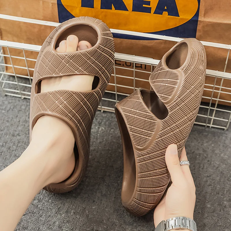 Heren clogs, antislip platte schoenen voor thuis en strand_voghion.com