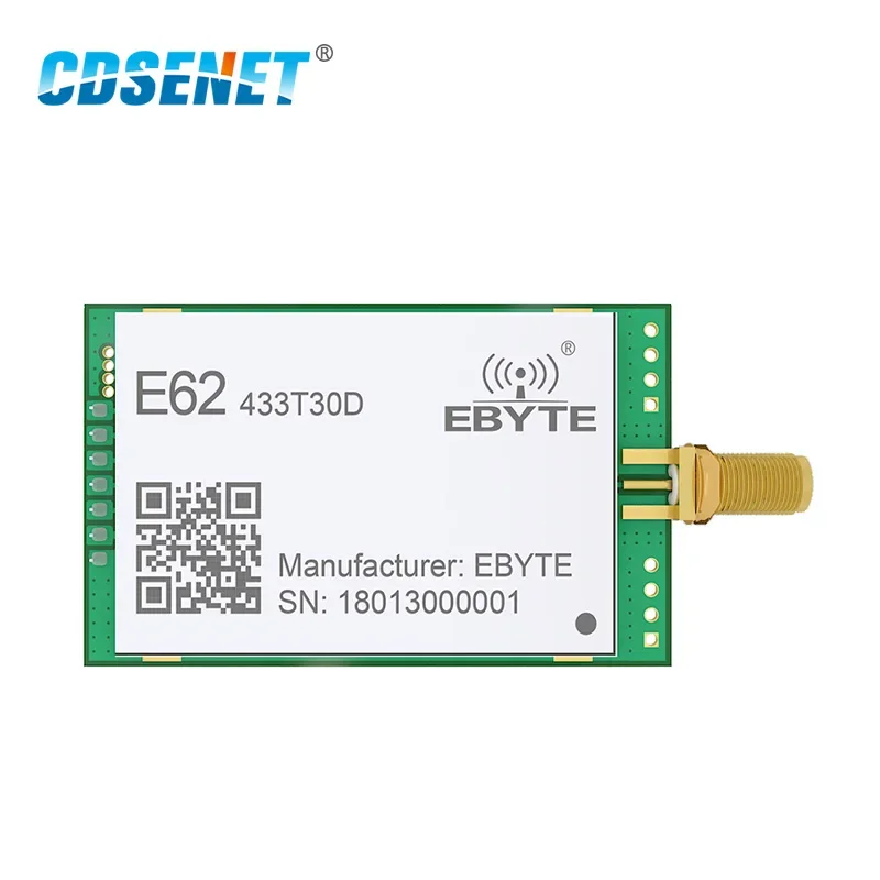 5pcs 433MHz Full Duplex Wireless Rf Module CDSENET E62-433T30D Transparent Transport 1W UART 3KM Automatic Frequency Hopping