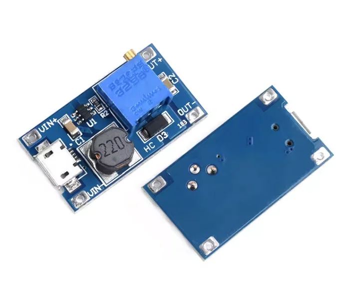 5pcs MT3608 Module DC-DC Step Up Converter Booster Power Supply Module Boost Step-up Board MAX output 28V 2A With MICRO USB