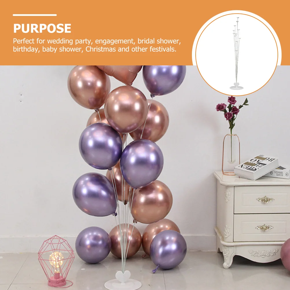 1 Set Balloon Stand Balloon Holder Birthday Wedding Party Festivals Decoration balloon sticks balloon stands for floor