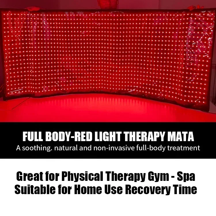 LED Chips  Large Size Full Body Therapy Mat Infrared LED Red Light Therapy Bed Mat for Body Health Care