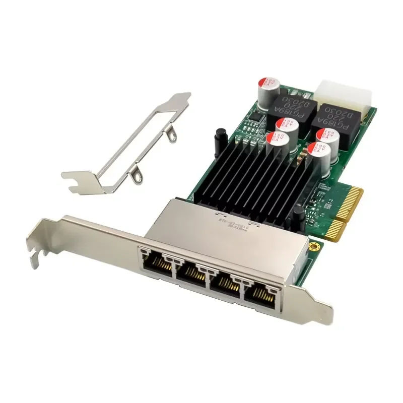 PCIe X4 I350AM4 Four-port PoE + Industrial Vision Acquisition Card view 2