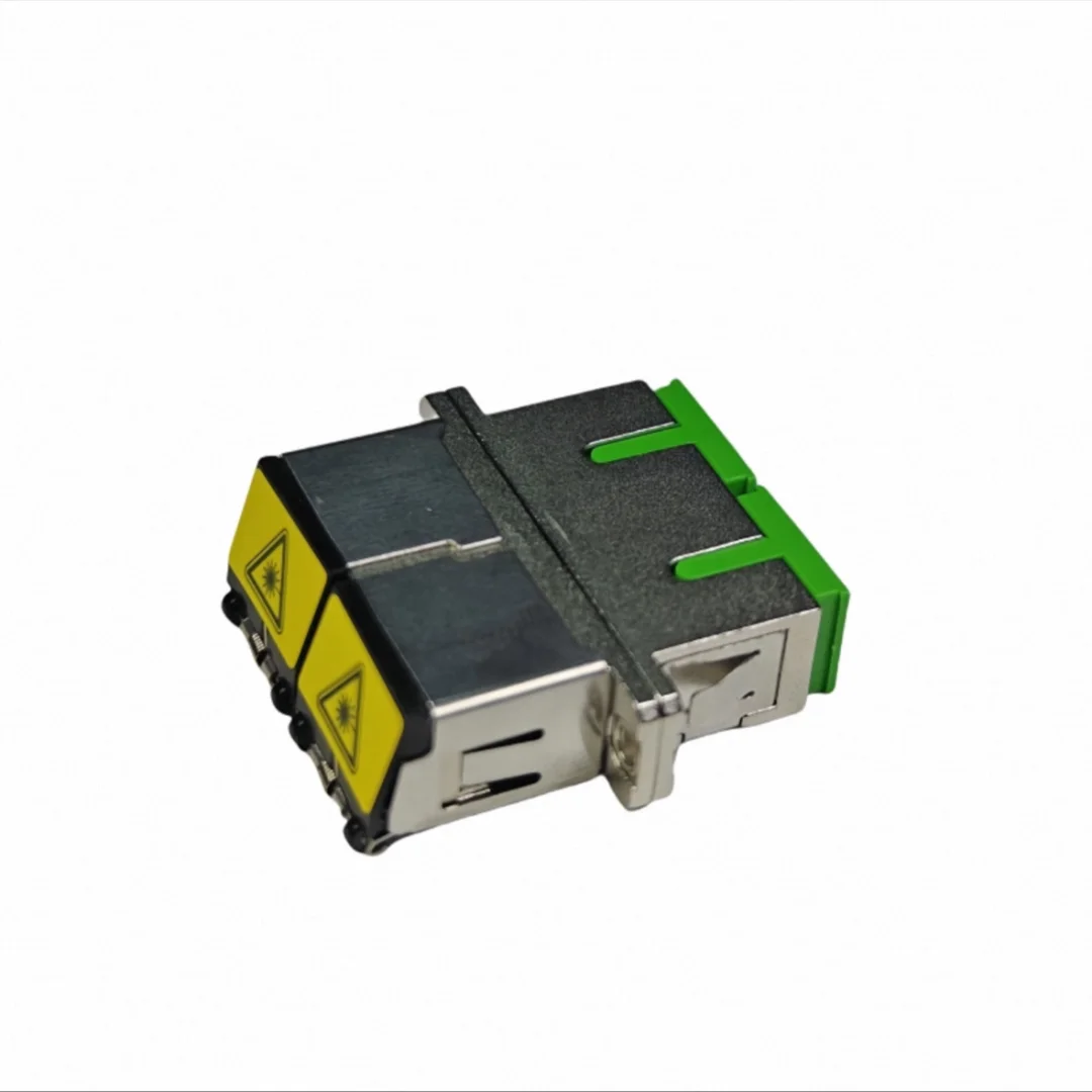 SC duplex Adapter 10pcs with shutter Metal ftth sc DX fiber optic coupler SC APC UPC optical fibre connector Avoid laser ELINK
