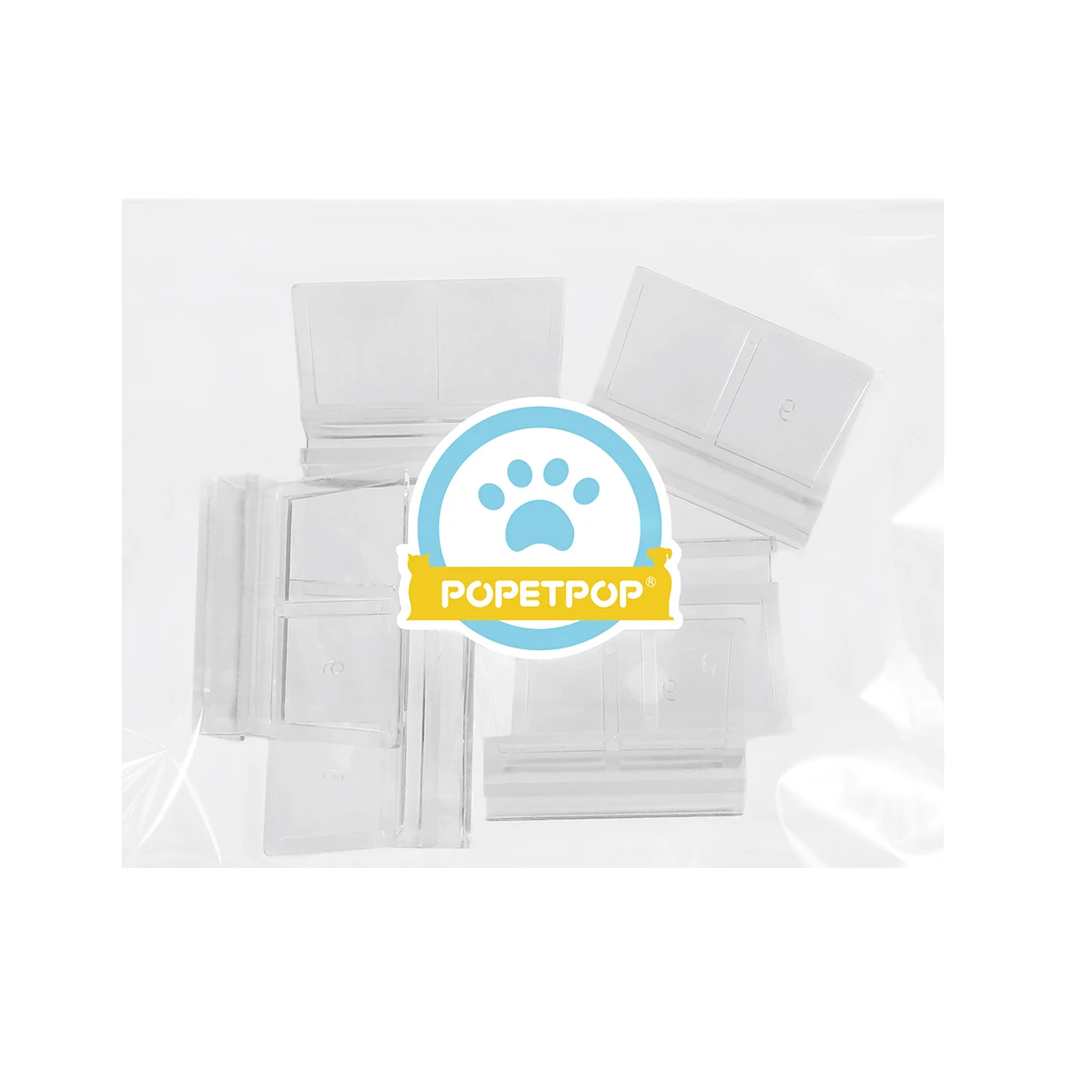 6pcs POPETPOPAquarium Stands Clear Color Acrylic Aquarium Fish Tank Glass Cover Clip Support Holder 6mm