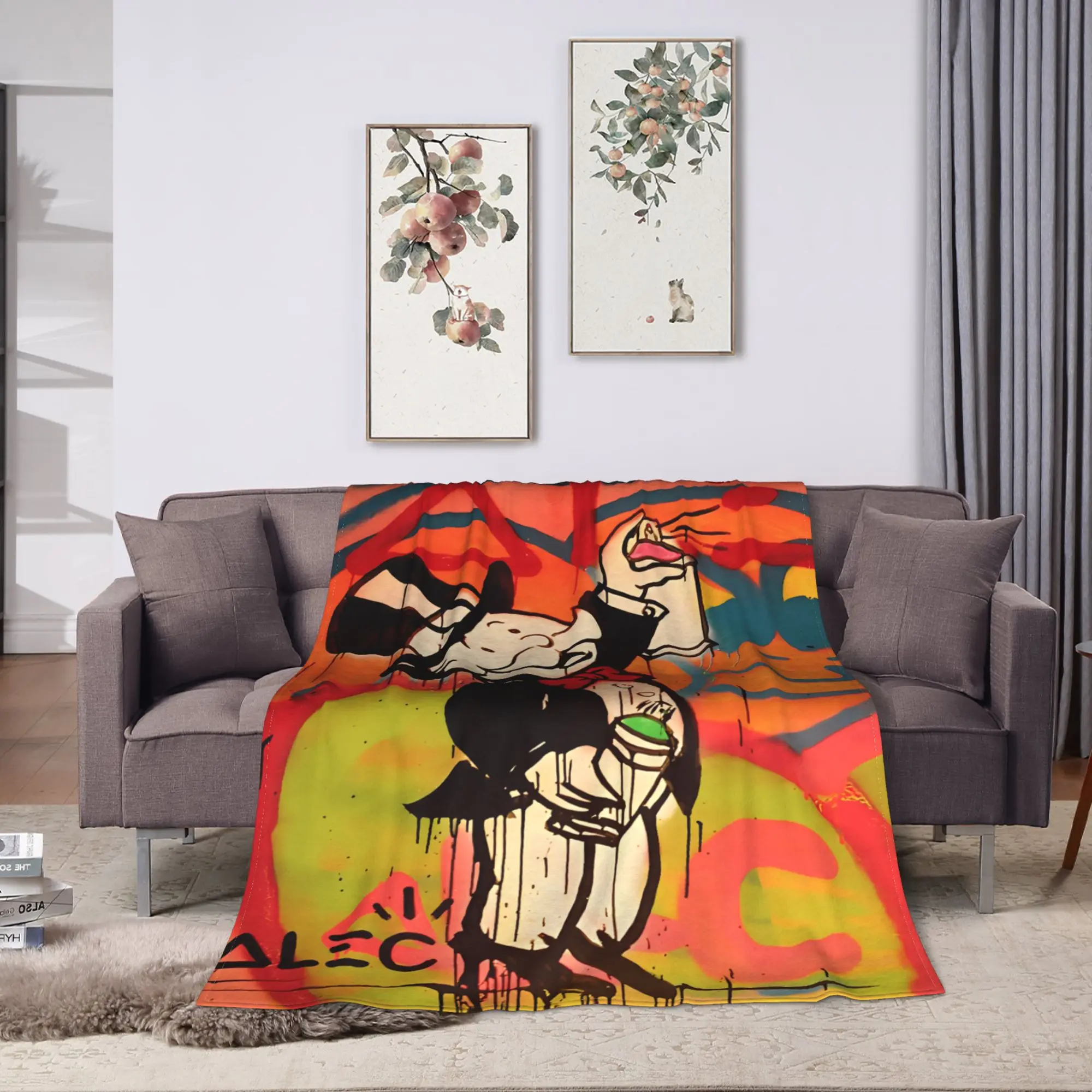 Spary Monopoly  Monopolys Money Dance Blankets Quality Soft  Bedding Throws Winter Picnic Living Room Funny Bedspread