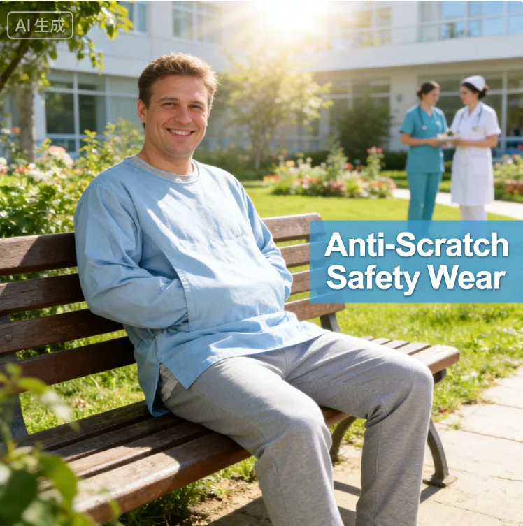 Restraint Clothing for Psychiatric Patients Anti-scratch Safety Clothing for Agitation Safety Belts Strong and Durable Anti-bite