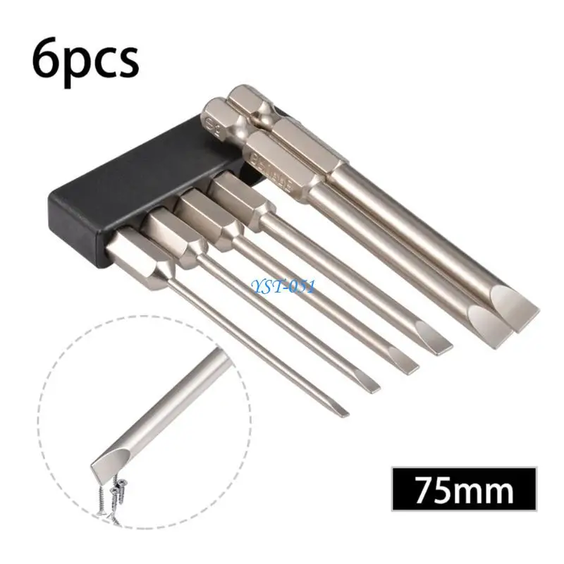 

E15A Versatile Screwdriver Slotted Tip for DIY Project Electronics Repair