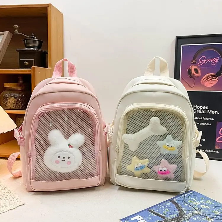 2026 Campus New Style Double Shoulder Backpack Student Simple Casual Large Capacity Commuting Forest System Book Bag Baby Bag