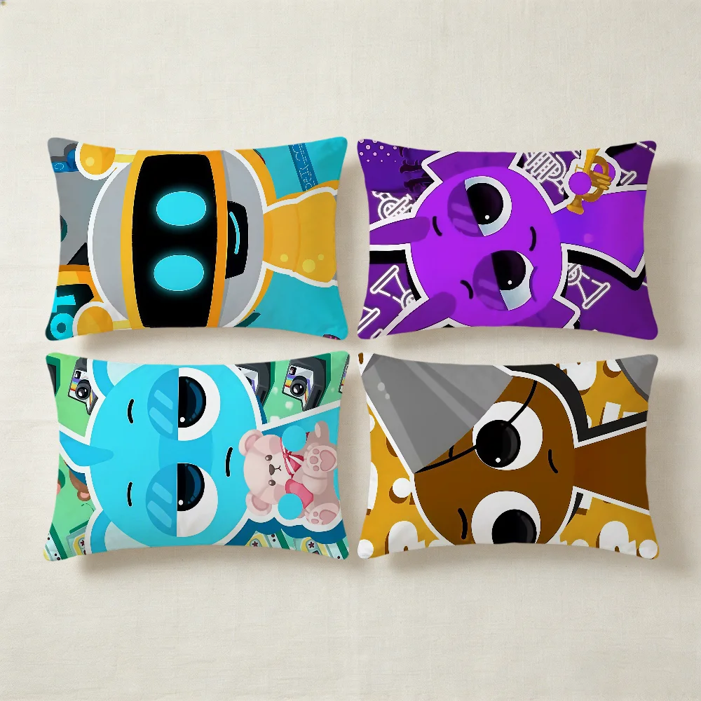 New S-s-prunki-es cool Kids cushion cover Rectangle Pillow Cover Home Sofa living Room Dorm bedside hogar Pillowcase party gift