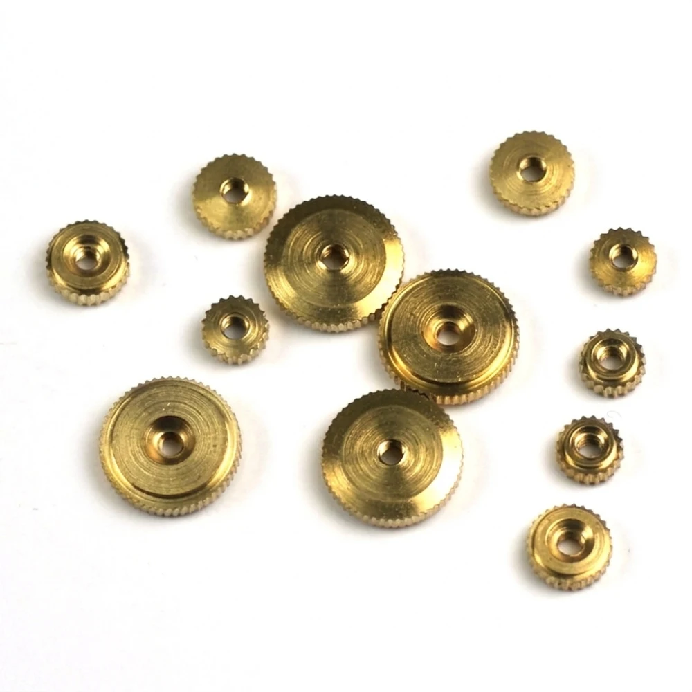 Metric Brass Nuts Set For Clock Movement Repair Watchmaker Professional Maintenance Tooling Accessories Quartz Spare Parts
