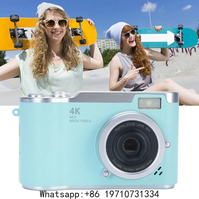 1080P 48MP Digital Zoom Photography Camera 2.4 Inch HD Display 18X Electronic Zoom Video Camera Versatile Flip Screen