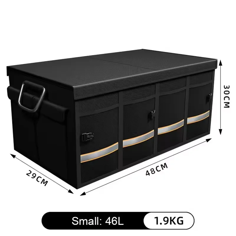 Car Trunk Storage Box Portable Multipurpose Folding Storage Box Outdoor Travel Storage Trunk Organizer for Truck SUV Trunk Box