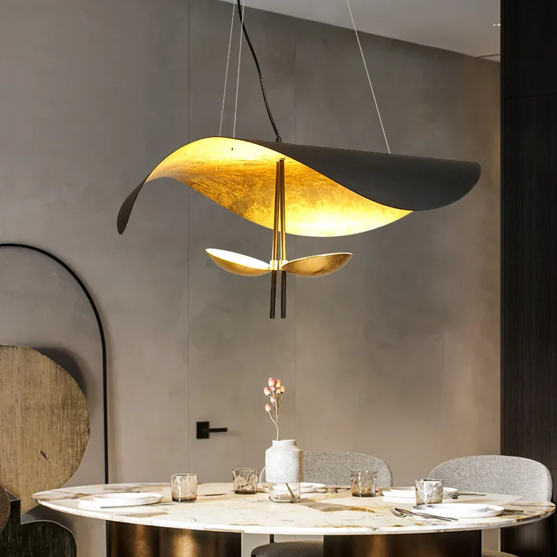 Imagem -02 - Nordic Hat Led Pendant Lamp Preto Iluminação para Mesa Sala de Jantar Cozinha Decoração do Candelabro Suspensão Design Lusters Luminárias