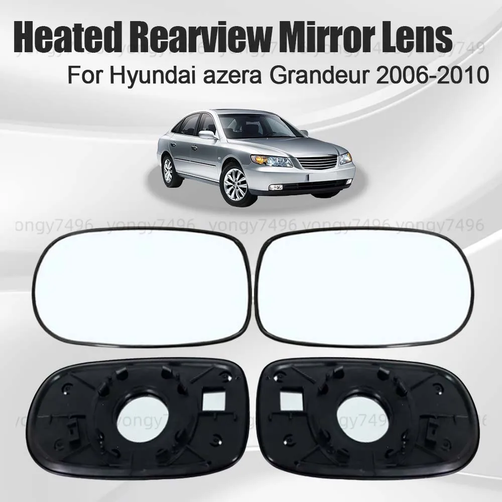 

Car Wide Angle Replace Heated Rearview Mirror Lens For Hyundai Azera Grandeur 2006 2007 2008 2009 2010 Cars Accessories Upgrade