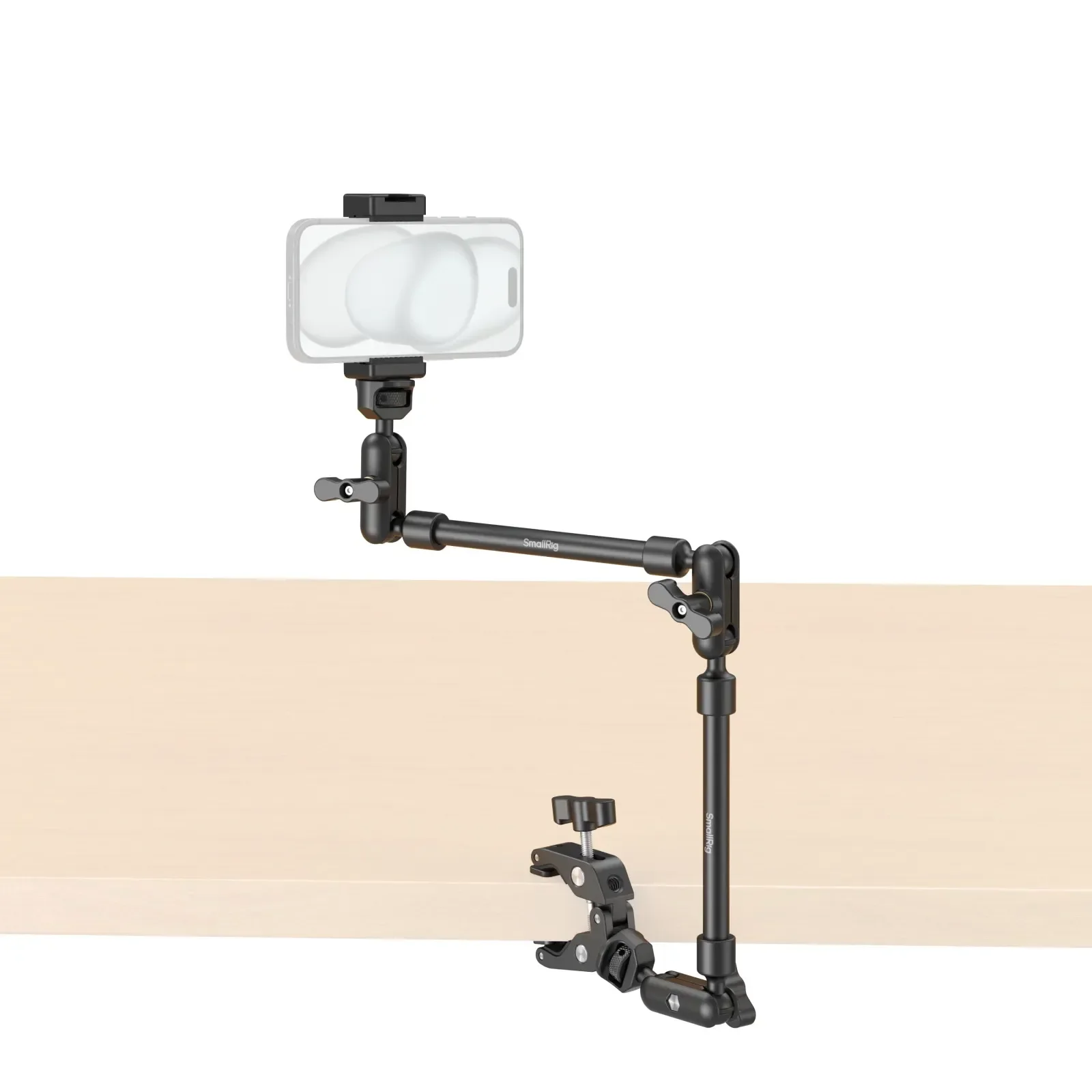 

SmallRig Adjustable Magic Arm with Crab Clamp Kit Desktop Tripod for Smartphones Webcams Action Cameras 4766