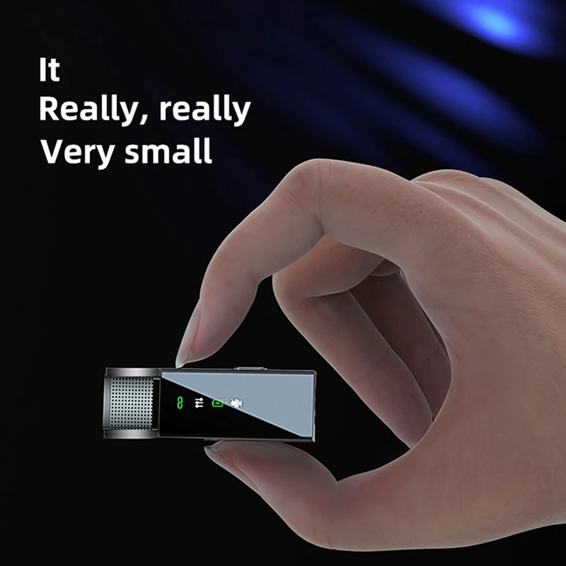 Wireless Lavalier Microphone S16S Noise Reduction Radio Microphone One To Two Reverberation Video Live Broadcast Easy To Use