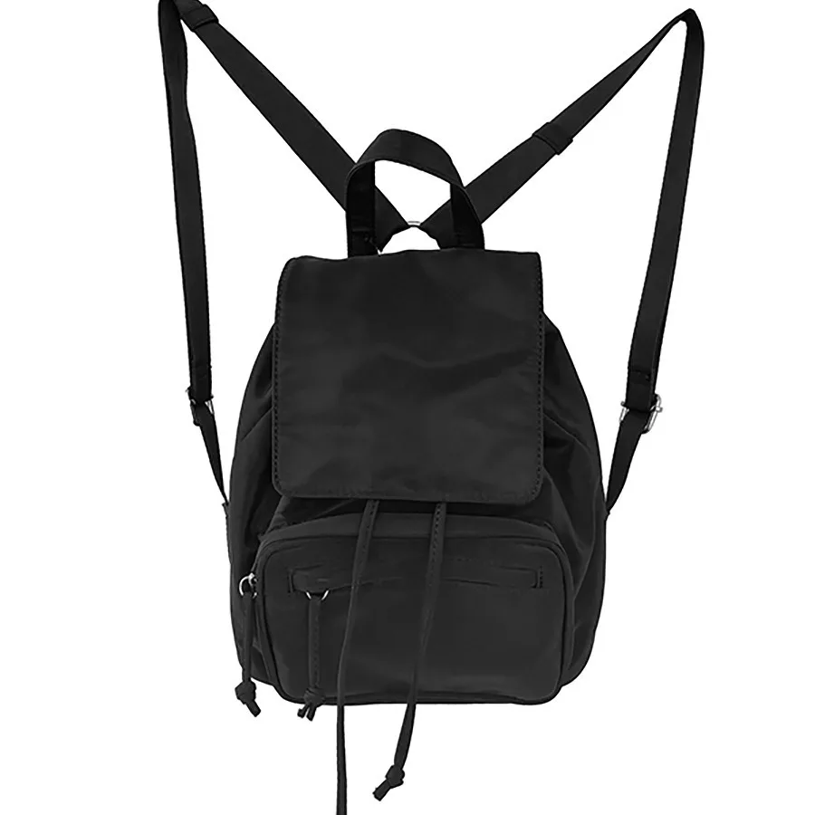 Preppy Style Flap Nylon Women Backpack Niche Design School Women Bags Travel Commuter Girls Backpack Causal Women‘s Backpack