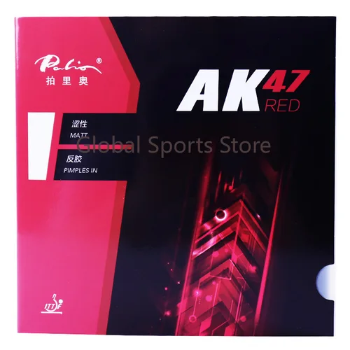 Imagen 2 del producto Original PALIO AK47 tenis de mesa lazo de goma ofensivo rojo azul amarillo AK-47 AK 47 Spin Attack Ping Pong esponja