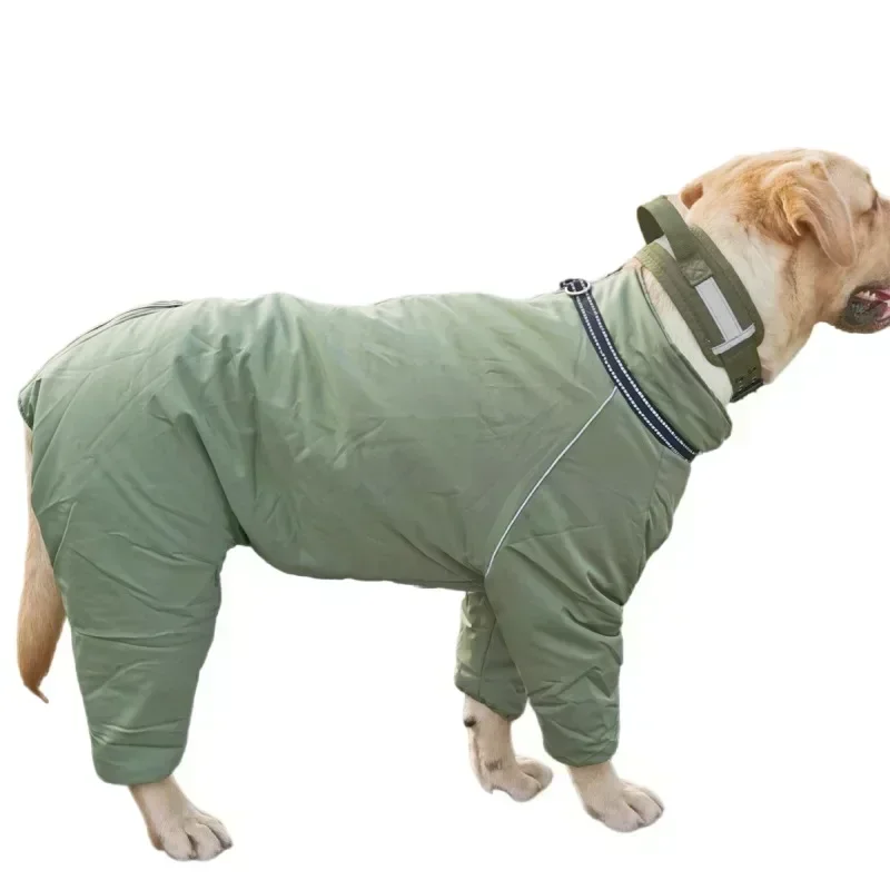 

Big Dog Clothes Winter Large Dog Jumpsuit Thick Warm Pet Coat Outfit Corgi Samoyed Husky Golden Retriever Dog Costume Apparel
